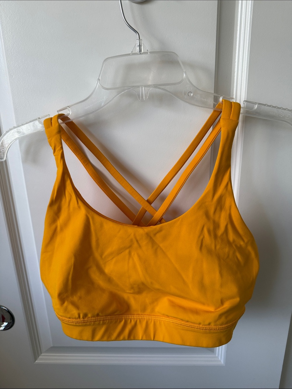 Lululemon Energy Bra 8 orange
